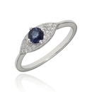 Fehér arany gyűrű 52-es méret - B52426